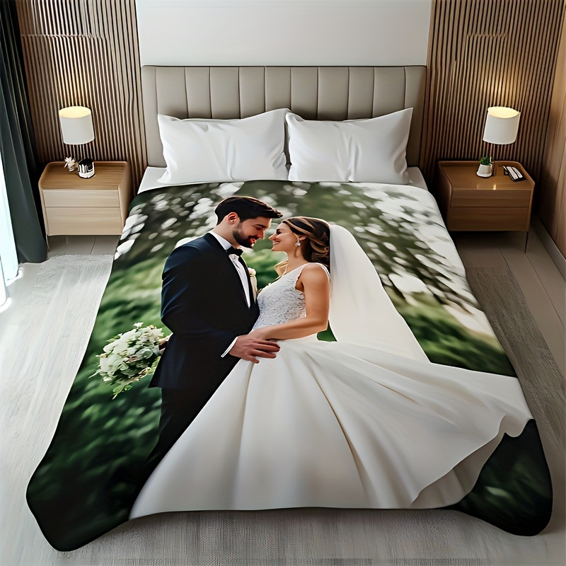 Custom Photo Blanket - Perfect Gift for Couples and Special Occasions